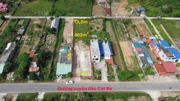 862m² đất view núi - view hồ tại thôn Hải Sơn - Cát Bà
